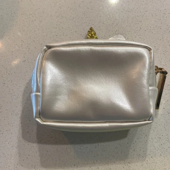 Betsey Johnson Unicorn Small Zippered Pouch - Picture 3 of 8